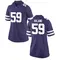 Purple Gabe Roland Women's Kansas State Wildcats Football College Jersey - Game
